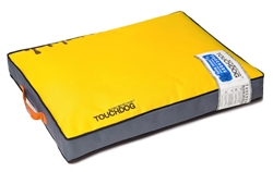 Sun Yellow Touchdog Surface-Control Reversible Thick Cushioned Travel Sporty Dog Mat