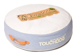 Denim Fade Blue Touchdog Original Surround-View Classical Denim-Toned Plush Raised Dog Bed