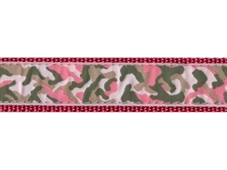 Pink Camo - 1.25" Collars, Leashes and Harnesses