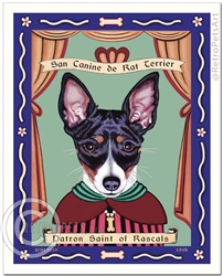 San Canine de Rat Terrier - Patron Saint of Rascals