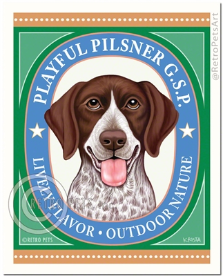 Playful Pilsner-(German Pointerr )