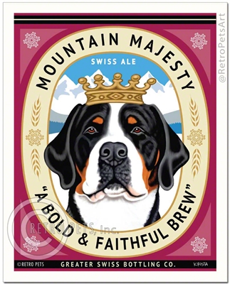 Mountain Majesty-(Greater Swiss Mtn. Dog )
