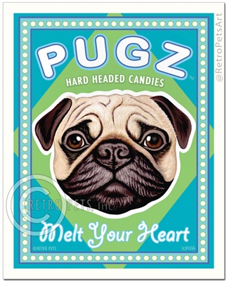 PUGZ Candy-(Pug, fawn)