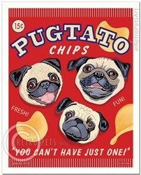 Pugtato Chips-(Pug, fawn)