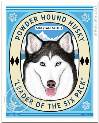 Powder Hound Husky-(Siberian Husky)