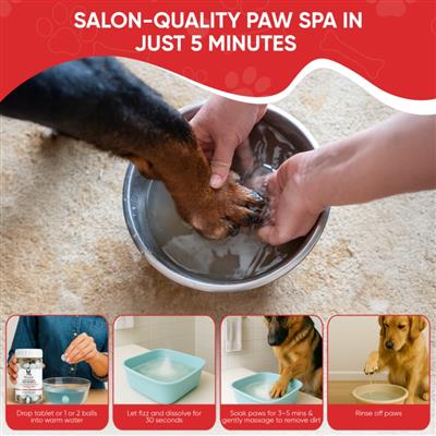Deep Cleaning Paw Fizz Tablets / Balls