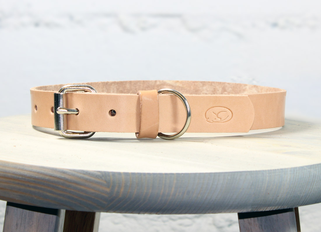 Classic Natural Leather Collars