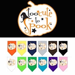 Too Cute to Spook Screen Print Bandana