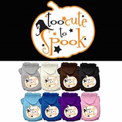 Too Cute to Spook Screen Print Hoodie