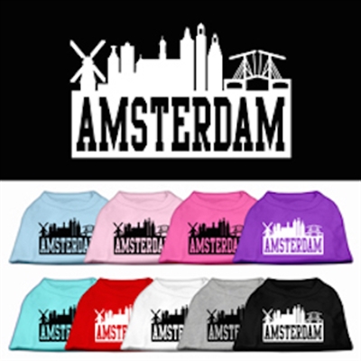 Amsterdam Skyline Screen Print Shirts