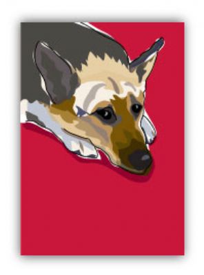 German Shepherd - Fridge Magnet