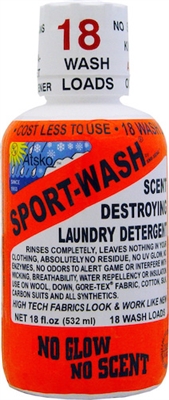 Atsko Sno-Seal Sport-Wash Laundry Detergent 18-Fluid Ounce