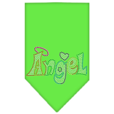 Technicolor Angel Rhinestone Pet Bandana