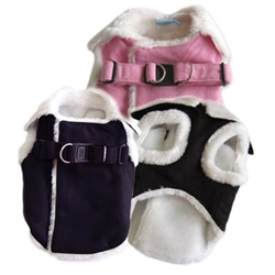 Furry Winter Harness Vest
