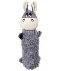 11" Debbie Donkey Crackly Crunchers Water Bottle Dog Toys