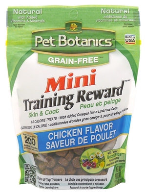 Pet Botanics Mini Training Rewards Grain-Free Treats for Dogs - 4 oz. - Three flavors