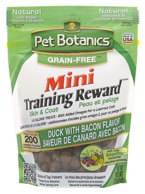 Pet Botanics Mini Training Rewards Grain-Free Treats for Dogs - 4 oz. - Three flavors