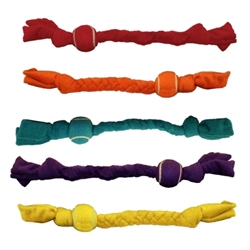 Multipet Throw in the Towel w/ Tennis Ball (Assorted Colors) 19"