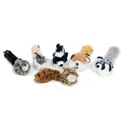 Multipet Bouncy Burrow Babies Dog Toy Assorted 8 In