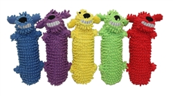 Multipet Loofa Floppy Water Bottle (Assorted Colors) 11"