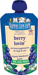 Nummy Tum Tum Organic Berry Lovin' Dog & Cat Food Supplement 4oz (Case of 12)