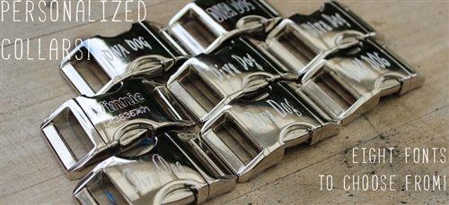 Breast Cancer Awareness Pink Collar and Leash Set All Metal Buckles