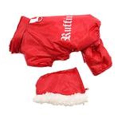 Ruffin It Dog Snowsuit - Red