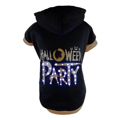 Led Lighting Halloween Party Pet Hoodie