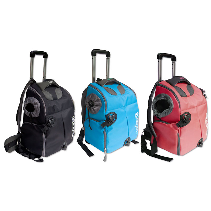 Wuffle Duffle Wheeled Backpack Pet Carrier