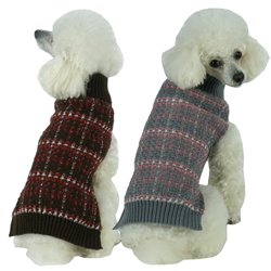 Vintage Symphony Static Fashion Knitted Dog Sweater