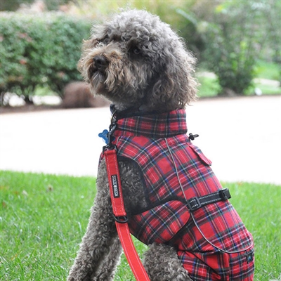 Red and Green Plaid Alpine Flannel Coat - DISCONTINUED STYLE