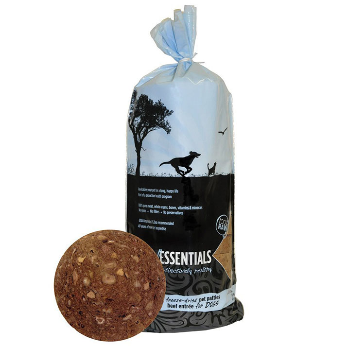 Vital Essentials Freeze Dried Beef Patties for Dogs30oz